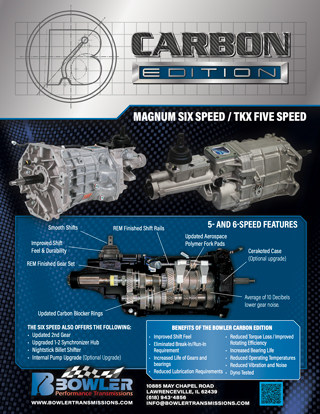 Bowler Carbon Edition Sales Flyer